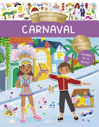 Image de Mes 500 autocollants créatifs - Carnaval