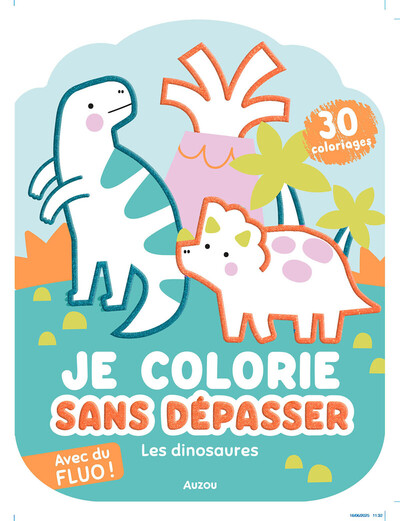 Image de Je colorie sans dépasser - les dinosaures