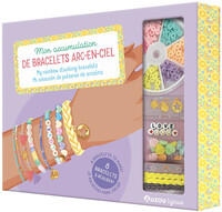 Picture of Ma boîte à bijou - Mon accumulation de bracelets arc-en-ciel