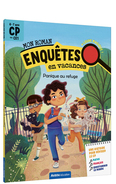 Image de Mon roman enquêtes en vacances cp - panique au refuge