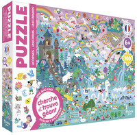 Picture of Puzzle cherche et trouve - licornes