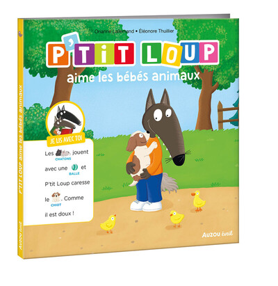 Picture of JE LIS AVEC TOI - P'TIT LOUP AIME LES BEBES ANIMAUX