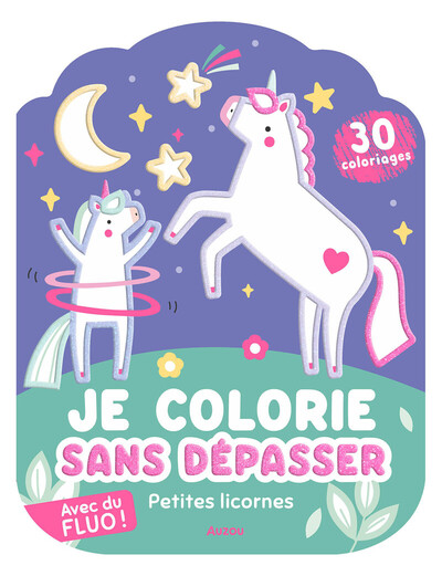 Picture of Coloriages fluo - Petites licornes
