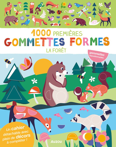 Image de 1000 premières gommettes formes forêt