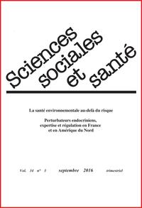 Picture of Revue sciences sociales et santé - Volume 34 n°3 - Septembre 2016
