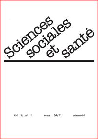Picture of Revue sciences sociales et santé - Volume 35 n°1 - Mars 2017
