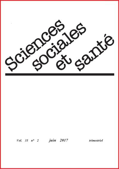Picture of Revue sciences sociales et santé - Volume 35 n°2 - Juin 2017