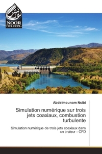 Image de Simulation numerique sur trois jets coaxiaux, combustion turbulente