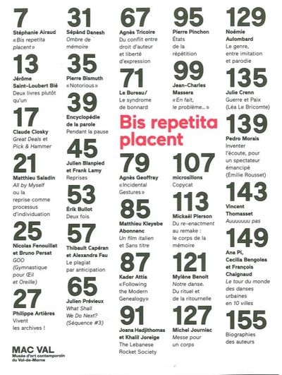 Image de Bis repetita placent