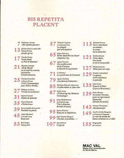 Image de Bis repetita placent
