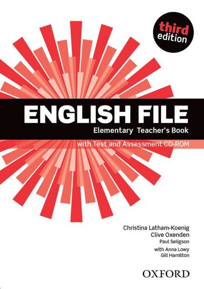 Image de English File 3rd Edition Elementary; Teacher's Book with Test and Assessment CD-Rom