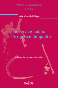 Picture of Le service public et l'exigence de qualité - Tome 52