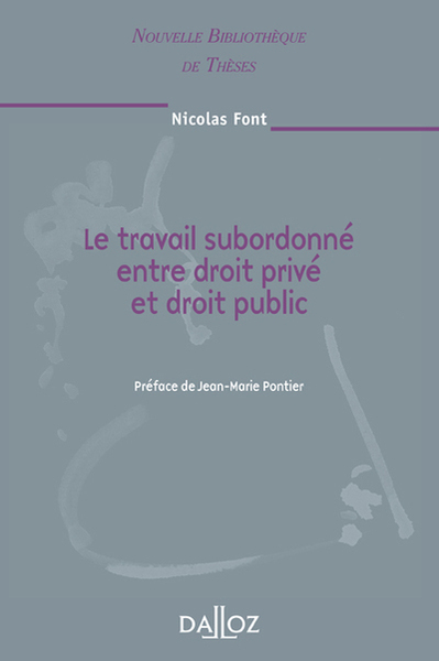 Picture of Le travail subordonné entre droit privé et droit public - Volume 85