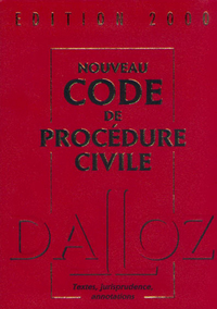 Image de NOUVEAU CODE DE PROCEDURE CIVILE 2000