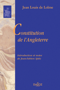 Image de Constitution de l'Angleterre - Réimpression de l'édition de 1822