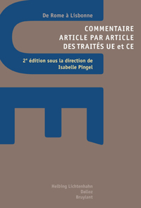 Image de Commentaire article par article des traités UE et CE. 2e éd. - De Rome à Lisbonne