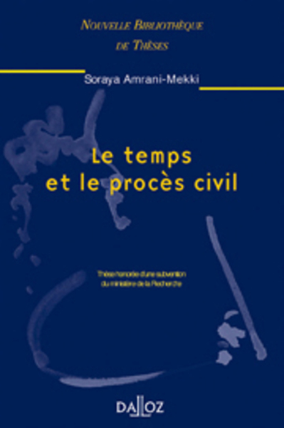 Picture of Le temps et le procès civil. Volume 11 - Tome 11