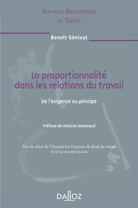 Picture of La proportionnalité dans les relations du travail - Volume 86 De l'exigence au principe