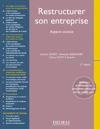 Image de RESTRUCTURER SON ENTREPRISE ASPECTS SOCIAUX 1E EDITION
