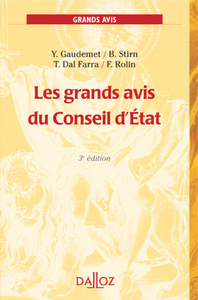 Image de Les grands avis du Conseil d'État. 3e éd.