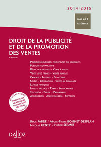 Picture of Droit de la publicité et de la promotion des ventes 2014/2015. 4e éd.