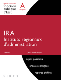 Picture of IRA - Instituts régionaux d'administration 3ed