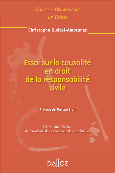 Image de Essai sur la causalité en droit de la responsabilité civile - Volume 99