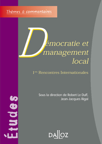 Image de Démocratie et management local - 1res rencontres internationales