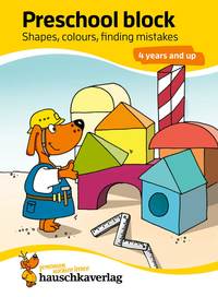 Picture of Kindergarten Activity Book from age 4 years - Shapes, colours, spot the difference - for boy & girl
