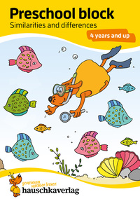 Picture of Kindergarten Activity Book from age 4 years - Spot the difference - for kids, boy and girl