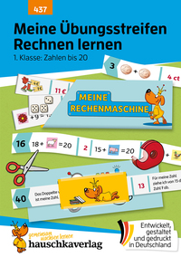 Image de Meine Übungsstreifen Rechnen lernen – 1. Klasse: Zahlen bis 20