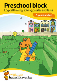 Picture of Preschool Activity Book for 5 Years - Boys and Girls - Logical thinking, Puzzles and Brainteasers