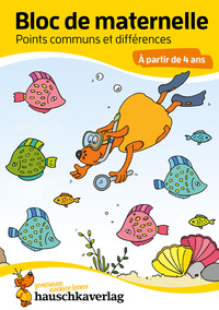 Picture of Bloc de maternelle à partir de 4 ans - Jeux des différences - coloriage enfant - cahier vacances 4