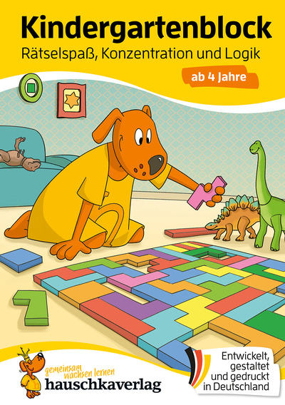 Picture of Kindergartenblock ab 4 Jahre – Rätsel-Spaß, Konzentration und Logik