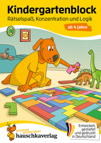 Picture of Kindergartenblock ab 4 Jahre – Rätsel-Spaß, Konzentration und Logik
