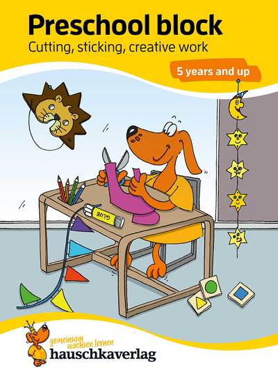 Picture of Preschool Kids Activity Books for 5+ year olds for Boys and Girls - Cutting, Gluing, Preschool Craft