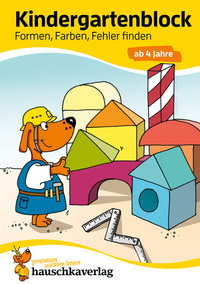 Picture of Kindergartenblock - Formen, Farben, Fehler finden ab 4 Jahre