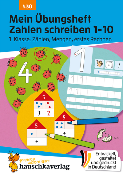 Picture of Mein Übungsheft Zahlen schreiben 1-10 – Schulanfang: Zählen, Mengen, erstes Rechnen