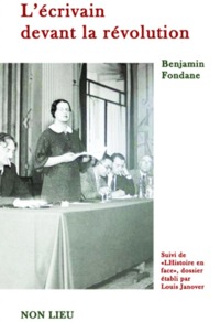 Picture of L'ECRIVAIN DEVANT LA REVOLUTION