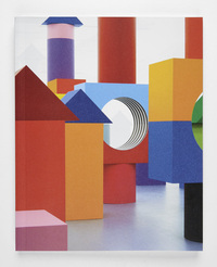Picture of Daniel Buren. Comme un jeu d'enfant