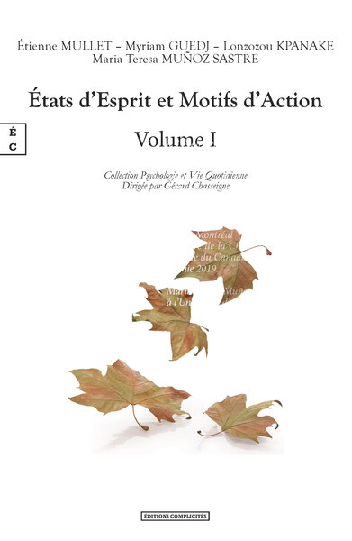 Picture of États d'esprit et motifs d'action