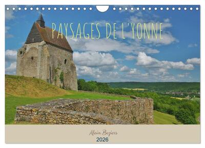 Picture of Paysages de l'Yonne (Calendrier mural 2026 DIN A4 vertical), CALVENDO calendrier mensuel