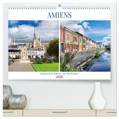 Picture of Amiens - Capitale de la Somme  (Calendrier mural 2026 DIN A2 vertical) calendrier de bureau