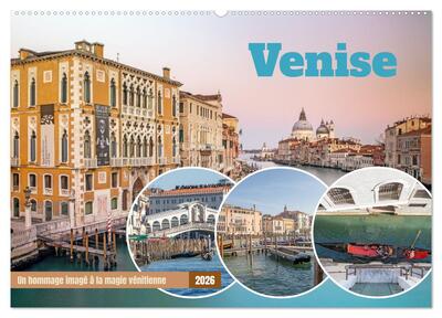Picture of Venise - Un hommage imagé à la magie vénitienne (Calendrier mural 2026 DIN A2 vertical), CALVENDO calendrier mensuel