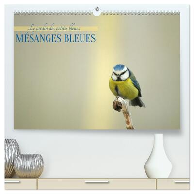 Picture of Mésanges bleues  (Calendrier mural 2027 DIN A2 vertical) calendrier de bureau