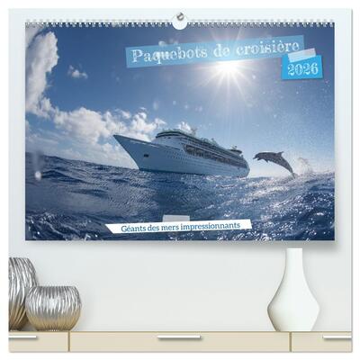 Image de Paquebots de croisière - Géants des mers impressionnants  (Calendrier mural 2026 DIN A2 vertical) calendrier de bureau