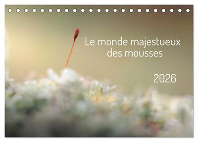 Picture of Le monde majestueux des mousses (Calendrier de bureau 2026 DIN A5 vertical), CALVENDO calendrier mensuel