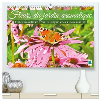 Image de Fleurs du jardin aromatique  (Calendrier mural 2027 DIN A2 vertical) calendrier de bureau