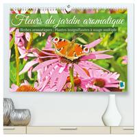 Picture of Fleurs du jardin aromatique  (Calendrier mural 2027 DIN A2 vertical) calendrier de bureau