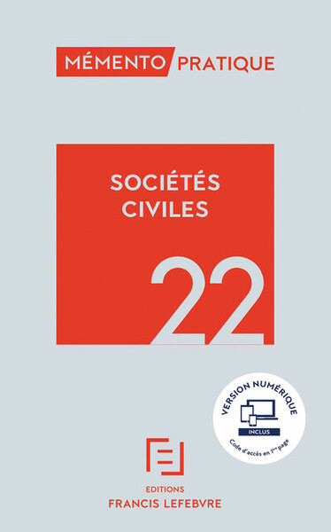 Image de Mémento Sociétés civiles 2022